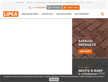 Tablet Screenshot of lipea.cz